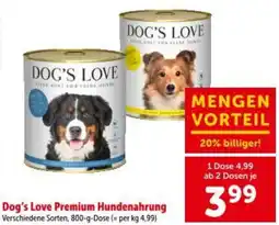 Interspar Dog's Love Premium Hundenahrung Angebot