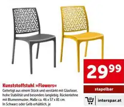 Interspar Kunststoffstuhl Flowers Angebot