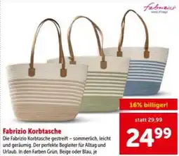 Interspar Fabrizio Korbtasche Angebot