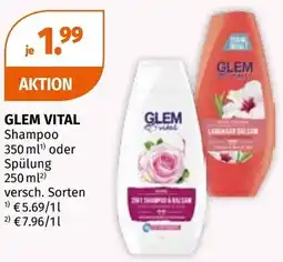 Müller Glem vital shampoo oder spülung Angebot