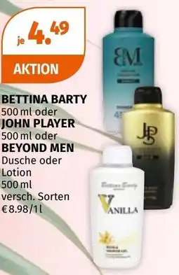 Müller Bettina barty oder john player oder beyond men dusche oder lotion Angebot