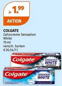 Müller Colgate zahncreme sensation white Angebot