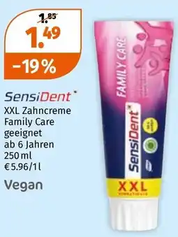 Müller SensiDent XXL Zahncreme Family Care geeignet Angebot