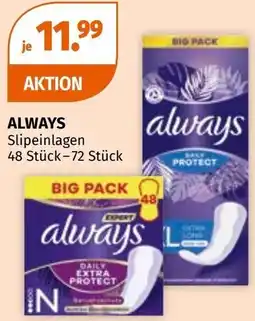 Müller Always slipeinlagen Angebot