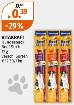 Müller Vitakraft hundesnack beef stick Angebot