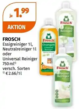 Müller Frosch essigreiniger, neutralreiniger oder universal reiniger Angebot