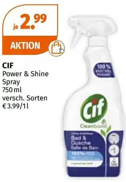 Müller Cif power & shine spray Angebot