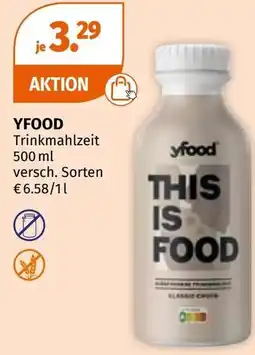 Müller Yfood trinkmahlzeit Angebot