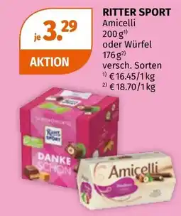 Müller RITTER SPORT Amicelli Angebot