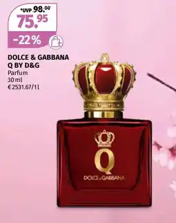 Müller Dolce & gabbana q by d&g parfum Angebot