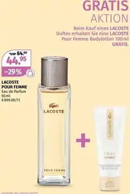 Müller Lacoste pour femme eau de parfum Angebot