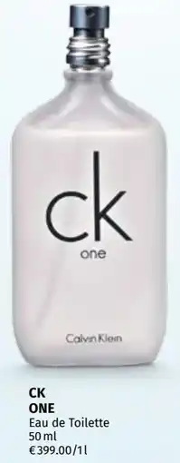 Müller Ck one eau de toilette Angebot