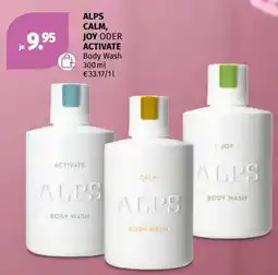 Müller Alps calm, joy oder activate body wash Angebot