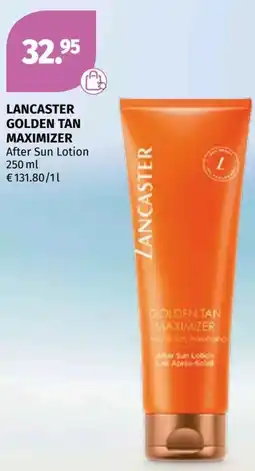 Müller Lancaster golden tan maximizer After Sun Lotion Angebot