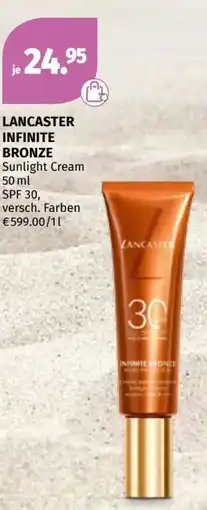 Müller Lancaster infinite bronze sunlight cream spf 30 Angebot