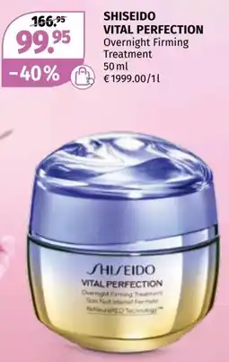 Müller Shiseido vital perfection overnight firming treatment Angebot