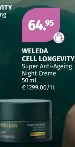 Müller Weleda cell longevity Super Anti-Ageing Night Creme Angebot
