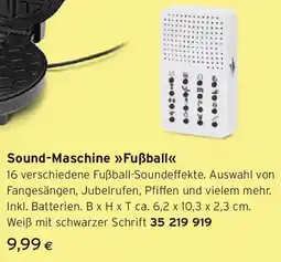 Tchibo Eduscho Sound-Maschine Fußball Angebot