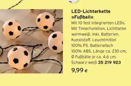 Tchibo Eduscho LED-Lichterkette Fußball Angebot