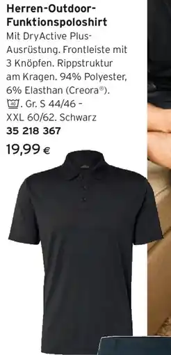 Tchibo Eduscho Herren-Outdoor- Funktionspoloshirt Angebot
