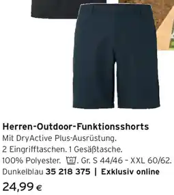 Tchibo Eduscho Herren-Outdoor-Funktionsshorts Angebot