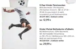 Tchibo Eduscho Kinder-Perkal-Bettwäsche Fußball Angebot