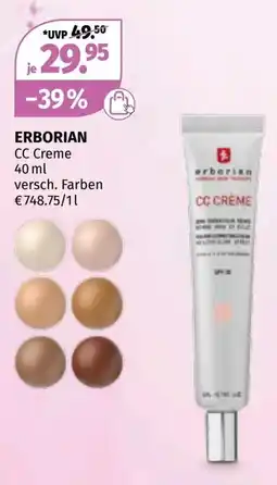 Müller Erborian cc creme Angebot