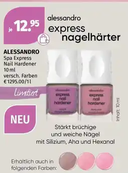 Müller Alessandro Spa Express Nail Hardener Angebot