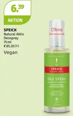 Müller Speick Natural Aktiv Deospray Angebot