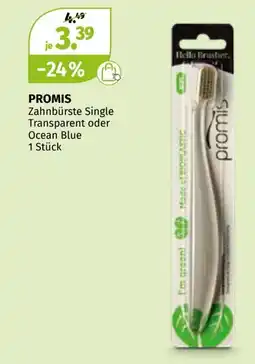 Müller PROMIS Zahnbürste Single Transparent oder Ocean Blue Angebot