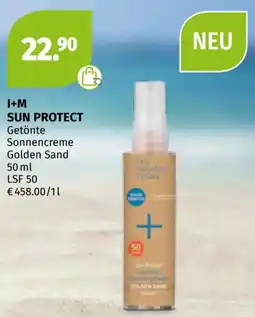 Müller I+m sun protect getönte sonnencreme golden sand Angebot