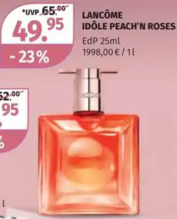 Müller Lancôme idôle peach'n roses Angebot