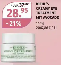 Müller Kiehl's creamy eye treatment mit avocado Angebot