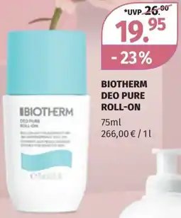 Müller Biotherm deo pure roll-on Angebot