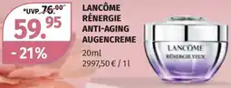 Müller Lancôme rénergie anti-aging augencreme Angebot