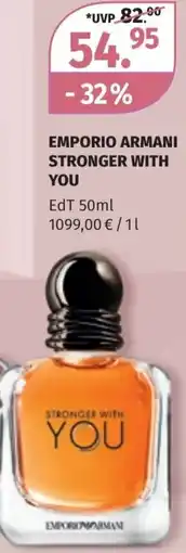 Müller Emporio armani stronger with you Angebot