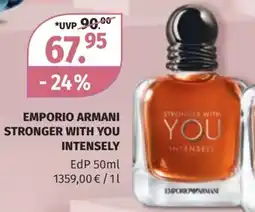 Müller Emporio armani stronger with you intensely Angebot