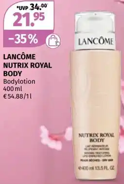 Müller Lancôme nutrix royal body bodylotion Angebot