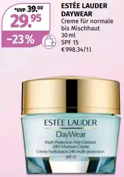 Müller Estee lauder daywear crème hydratation 24h multi-protection spe 15 Angebot
