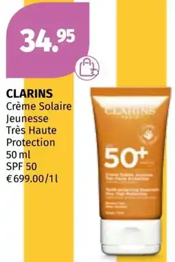 Müller Clarins Crème Solaire Jeunesse Très Haute Protection SPF 50 Angebot
