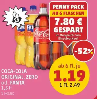 Coca-cola original, zero od. fanta