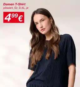KiK Damen T-Shirt plissiert Angebot