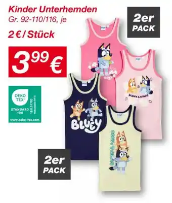 KiK Kinder Unterhemden Angebot