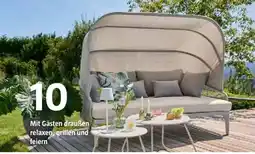 Bauhaus Mit Gästen draußen relaxen grillen und feiern Angebot