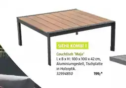 Bauhaus Couchtisch Maja Angebot