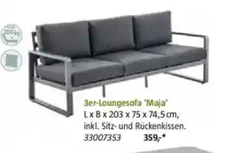 Bauhaus 3er Loungesofa Maja Angebot