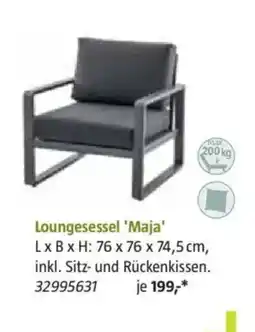 Bauhaus Loungesessel Maja Angebot