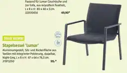 Bauhaus Stapelsessel Lumar Angebot