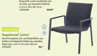 Stapelsessel Lumar