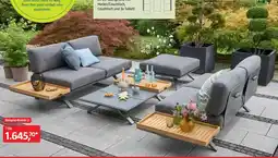 Bauhaus 2x 2er Loungesofa mit Hocker Couchtisch Couchtisch und 3x Tablett Angebot